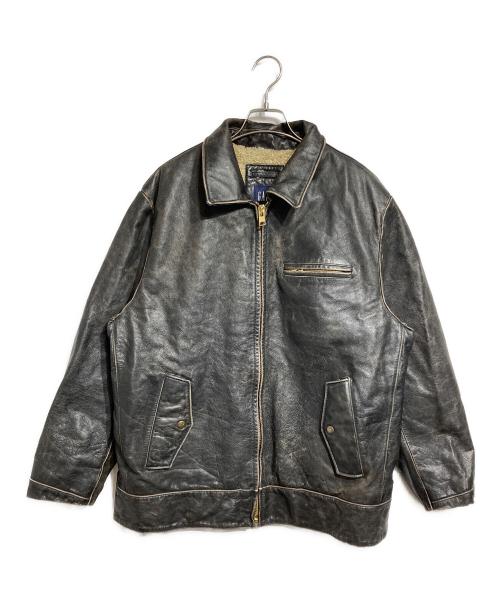 GAP（ギャップ）GAP (ギャップ) レザージャケット ブラック サイズ:Lの古着・服飾アイテム