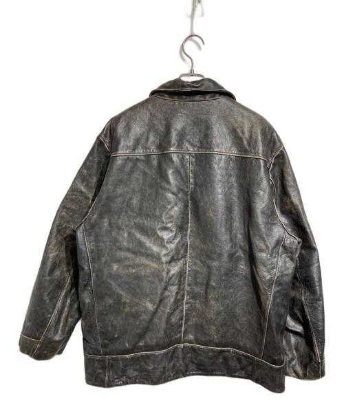GAP（ギャップ）GAP (ギャップ) レザージャケット ブラック サイズ:Lの古着・服飾アイテム