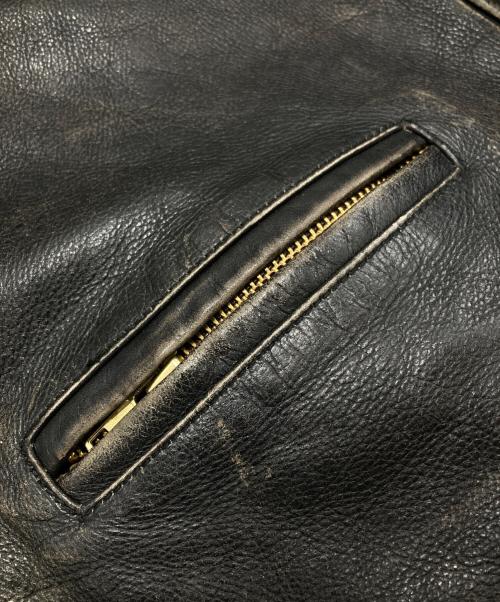 GAP（ギャップ）GAP (ギャップ) レザージャケット ブラック サイズ:Lの古着・服飾アイテム