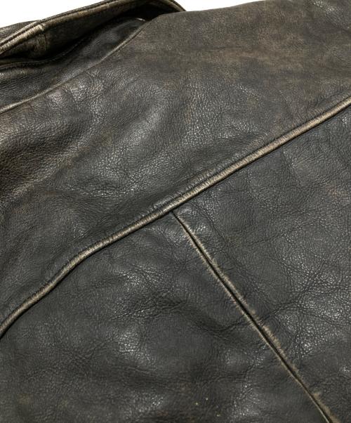 GAP（ギャップ）GAP (ギャップ) レザージャケット ブラック サイズ:Lの古着・服飾アイテム