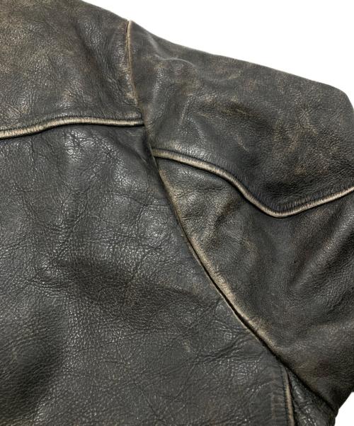 GAP（ギャップ）GAP (ギャップ) レザージャケット ブラック サイズ:Lの古着・服飾アイテム