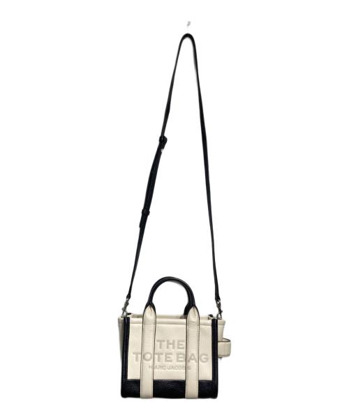 MARC JACOBS（マークジェイコブス）MARC JACOBS (マークジェイコブズ) レザートートバックミニ / THE LEATHER TOTE BAG MINI ベージュの古着・服飾アイテム