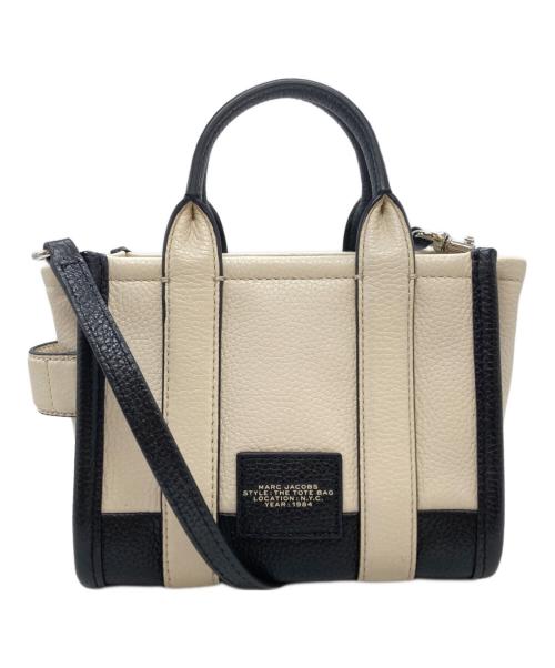MARC JACOBS（マークジェイコブス）MARC JACOBS (マークジェイコブズ) レザートートバックミニ / THE LEATHER TOTE BAG MINI ベージュの古着・服飾アイテム