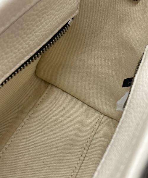 MARC JACOBS（マークジェイコブス）MARC JACOBS (マークジェイコブズ) レザートートバックミニ / THE LEATHER TOTE BAG MINI ベージュの古着・服飾アイテム