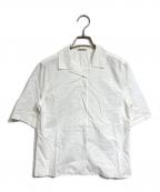 AURALEEオーラリー）の古着「オープンカラーシャツ/ Open-collar shirt」｜ホワイト