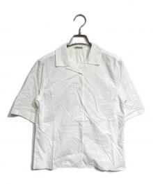 AURALEE（オーラリー）の古着「オープンカラーシャツ/ Open-collar shirt」｜ホワイト