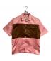 Plan C（プランシー）の古着「カラーブロックシャツ/Color-block shirt」｜ピンク