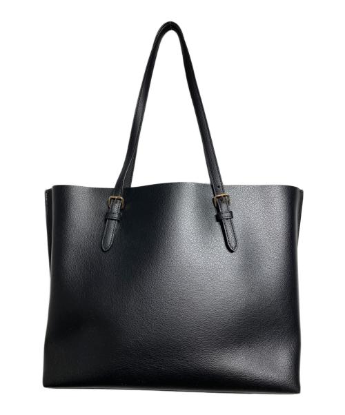 COACH（コーチ）COACH (コーチ) モリートートレザートートバッグ/mollie tote ブラックの古着・服飾アイテム