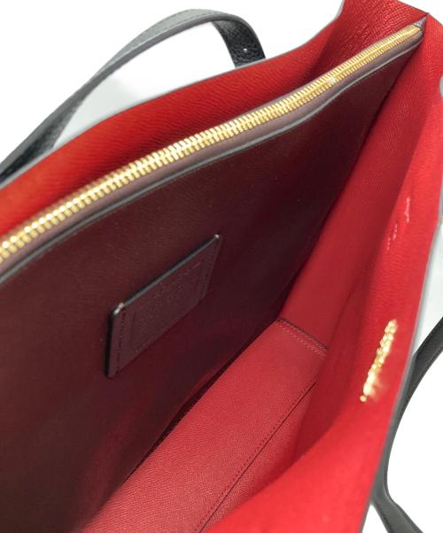 COACH（コーチ）COACH (コーチ) モリートートレザートートバッグ/mollie tote ブラックの古着・服飾アイテム