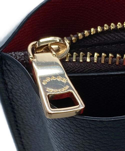 COACH（コーチ）COACH (コーチ) モリートートレザートートバッグ/mollie tote ブラックの古着・服飾アイテム