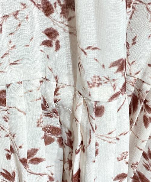 Snidel（スナイデル）Snidel (スナイデル) Sustainableフリルワンピース ベージュ サイズ:1の古着・服飾アイテム