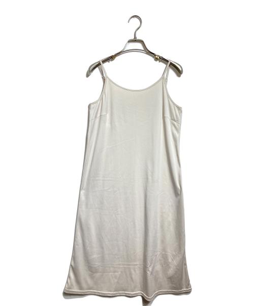 Snidel（スナイデル）Snidel (スナイデル) Sustainableフリルワンピース ベージュ サイズ:1の古着・服飾アイテム