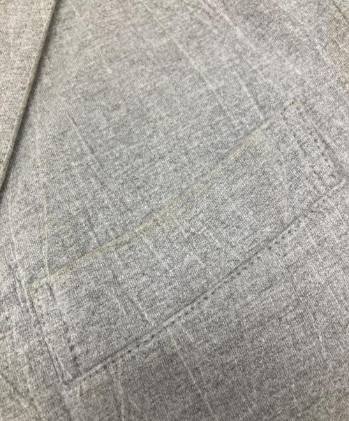 ISSEY MIYAKE MEN（イッセイミヤケメン）ISSEY MIYAKE MEN (イッセイミヤケメン) シワ加工テーラードジャケット グレー サイズ:Mの古着・服飾アイテム