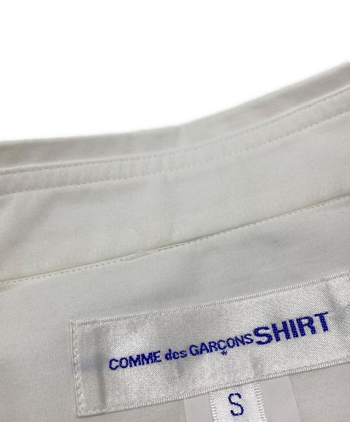 COMME des GARCONS SHIRT（コムデギャルソンシャツ）COMME des GARCONS SHIRT (コムデギャルソンシャツ) フロント切替パネルシャツ/Front panel shirt レッド サイズ:Sの古着・服飾アイテム