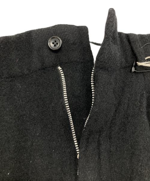 COMME des GARCONS HOMME PLUS（コムデギャルソンオムプリュス）COMME des GARCONS HOMME PLUS (コムデギャルソンオムプリュス) ウール縮絨フランネルショーツ ブラック サイズ:Sの古着・服飾アイテム