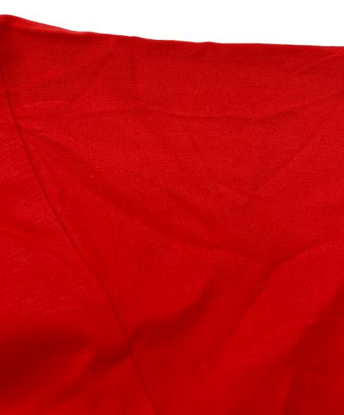 COMME des GARCONS SHIRT（コムデギャルソンシャツ）COMME des GARCONS SHIRT (コムデギャルソンシャツ) クルーネックTシャツ レッド サイズ:Mの古着・服飾アイテム