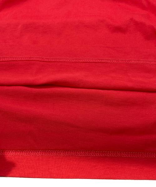 COMME des GARCONS SHIRT（コムデギャルソンシャツ）COMME des GARCONS SHIRT (コムデギャルソンシャツ) クルーネックTシャツ レッド サイズ:Mの古着・服飾アイテム