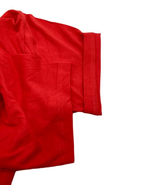 COMME des GARCONS SHIRT（コムデギャルソンシャツ）COMME des GARCONS SHIRT (コムデギャルソンシャツ) クルーネックTシャツ レッド サイズ:Mの古着・服飾アイテム