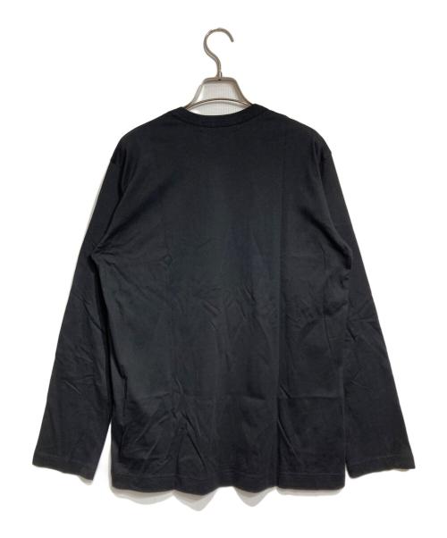 COMME des GARCONS SHIRT（コムデギャルソンシャツ）COMME des GARCONS SHIRT (コムデギャルソンシャツ) コットンクルーネックL/S/Cotton crew neck ブラック サイズ:Lの古着・服飾アイテム