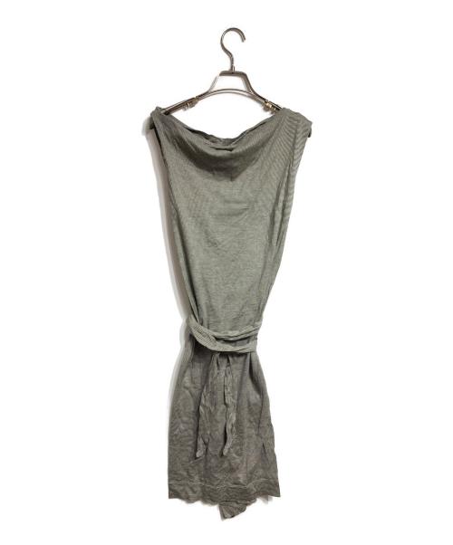 Vivienne Westwood RED LABEL（ヴィヴィアンウエストウッドレッドレーベル）Vivienne Westwood RED LABEL (ヴィヴィアンウエストウッドレッドレーベル) ノースリーブボーダーワンピース ブラック×ホワイト サイズ:Sの古着・服飾アイテム