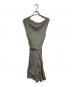 Vivienne Westwood RED LABEL (ヴィヴィアンウエストウッドレッドレーベル) ノースリーブボーダーワンピース ブラック×ホワイト サイズ:S：7000円