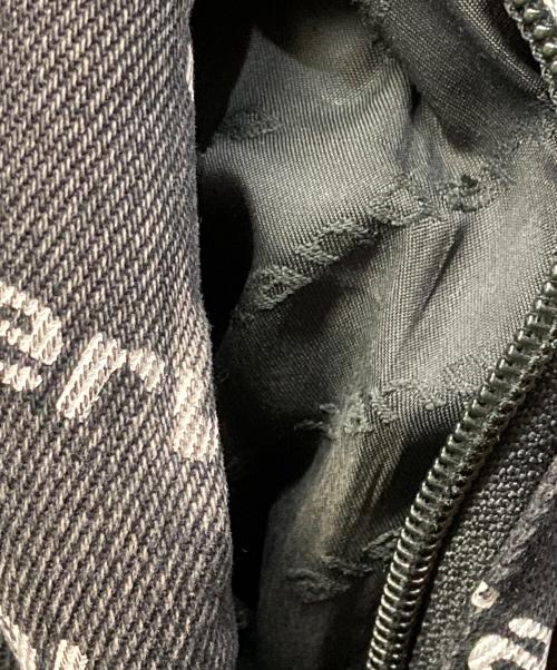 ALEXANDER WANG（アレキサンダー・ワン）ALEXANDER WANG (アレキサンダー・ワン) デニムロゴダウンジャケット ブラック サイズ:ＸＳの古着・服飾アイテム