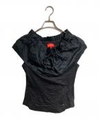 Vivienne Westwood RED LABELヴィヴィアンウエストウッドレッドレーベル）の古着「オーブ刺繍切替ブラウス」｜ブラック