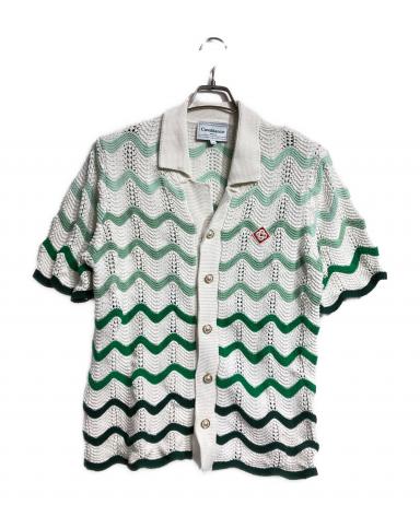カサブランカ❣️新品 キャストコロンバルーンスリーブ 2WAYシャツ 中古・古着通販】CASABLANCA (カサブランカ) WAVY GRADIENT CROCHET