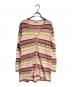 MISSONISPORT（ミッソーニスポーツ）の古着「レースニットロングカーディガン/Long lace knit cardigan」｜ピンク