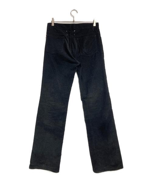 Maison Margiela（メゾンマルジェラ）Maison Margiela (メゾンマルジェラ) コーデュロイブーツカットパンツ/Corduroy bootcut pants ブラック サイズ:30の古着・服飾アイテム