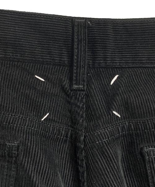 Maison Margiela（メゾンマルジェラ）Maison Margiela (メゾンマルジェラ) コーデュロイブーツカットパンツ/Corduroy bootcut pants ブラック サイズ:30の古着・服飾アイテム