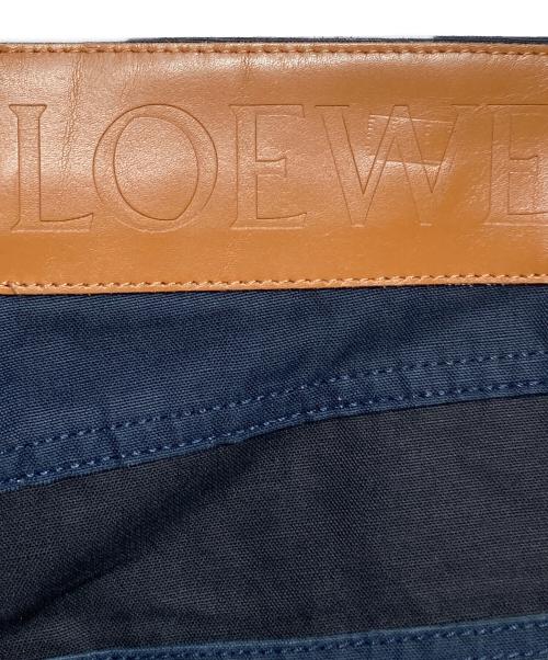 LOEWE（ロエベ）LOEWE (ロエベ) バイカラークロップドパンツ ネイビー サイズ:46の古着・服飾アイテム