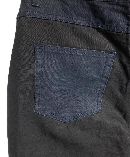 LOEWE（ロエベ）LOEWE (ロエベ) バイカラークロップドパンツ ネイビー サイズ:46の古着・服飾アイテム