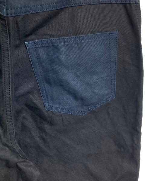 LOEWE（ロエベ）LOEWE (ロエベ) バイカラークロップドパンツ ネイビー サイズ:46の古着・服飾アイテム