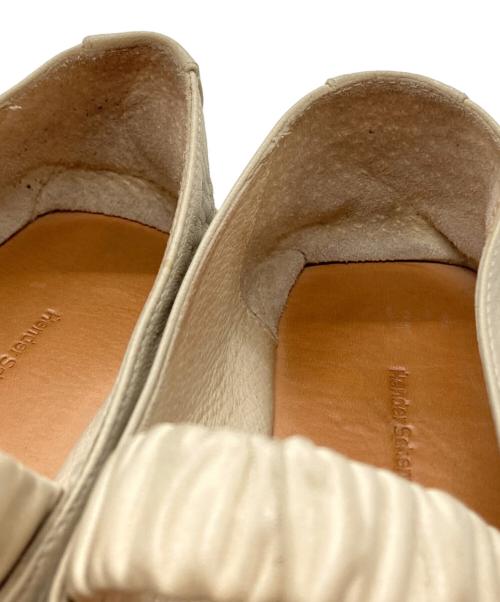 HENDER SCHEME（エンダースキーマ）HENDER SCHEME (エンダースキーマ) spearレザーバレエシューズ ベージュ サイズ:2の古着・服飾アイテム