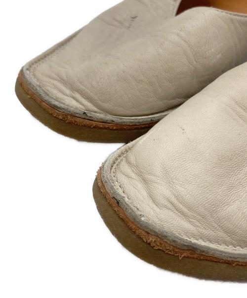 HENDER SCHEME（エンダースキーマ）HENDER SCHEME (エンダースキーマ) spearレザーバレエシューズ ベージュ サイズ:2の古着・服飾アイテム