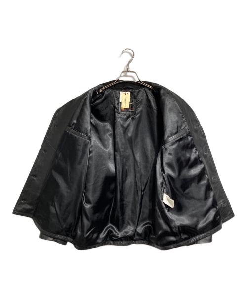 TOWN CRAFT（タウンクラフト）TOWN CRAFT (タウンクラフト) LEATHER RUNCHER JACKET/レザーランチャージャケット ブラック サイズ:Mの古着・服飾アイテム