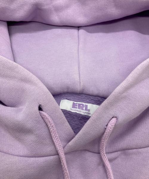 ERL（イーアールエル）ERL (イーアールエル) ウェーブデザインフーディー/Wave Design Hoodie ピンク サイズ:Mの古着・服飾アイテム
