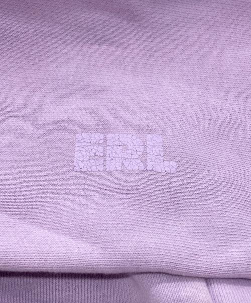 ERL（イーアールエル）ERL (イーアールエル) ウェーブデザインフーディー/Wave Design Hoodie ピンク サイズ:Mの古着・服飾アイテム