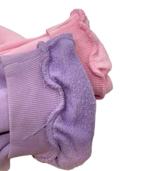 ERL（イーアールエル）ERL (イーアールエル) ウェーブデザインフーディー/Wave Design Hoodie ピンク サイズ:Mの古着・服飾アイテム