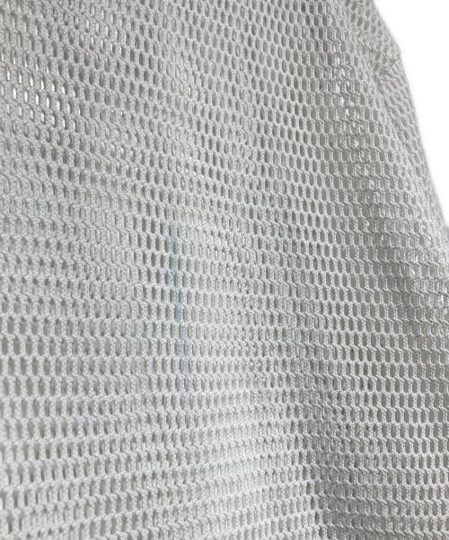 BLACK COMME des GARCONS（ブラックコムデギャルソン）BLACK COMME des GARCONS (ブラックコムデギャルソン) アシメカットメッシュカットソー ホワイト サイズ:Mの古着・服飾アイテム