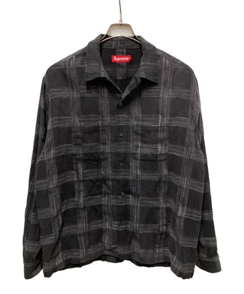 SUPREME（シュプリーム）SUPREME (シュプリーム) WOVEN PLAID SHIRT ブラック サイズ:Ｍの古着・服飾アイテム