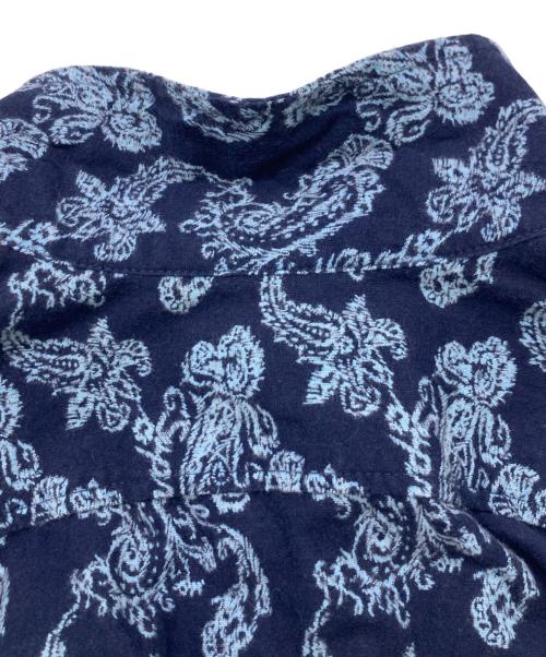 SUPREME（シュプリーム）Supreme (シュプリーム) Paisley Flannel Shirt ネイビー サイズ:Lの古着・服飾アイテム