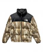 SUPREME×THE NORTH FACEシュプリーム×ザ ノース フェイス）の古着「Fur Print Nuptse Jacket」｜グレー