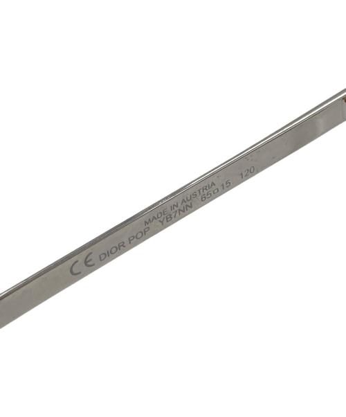 Christian Dior（クリスチャン ディオール）Christian Dior (クリスチャン ディオール) リムレスアイウェア/眼鏡 シルバー サイズ:65-15-120の古着・服飾アイテム