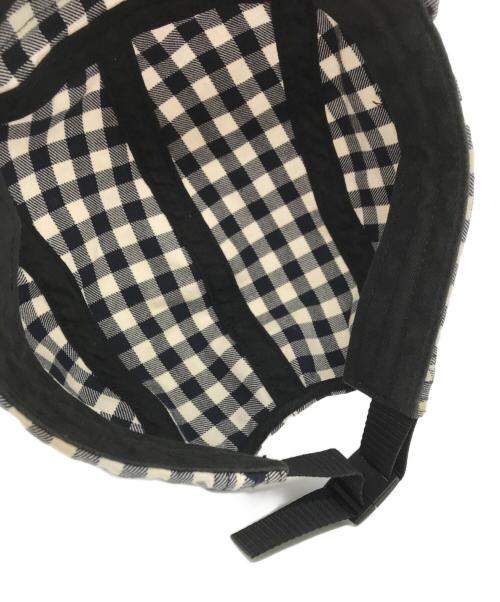 SUPREME（シュプリーム）Supreme (シュプリーム) Gingham Camp Cap ネイビーの古着・服飾アイテム