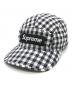 Supreme（シュプリーム）の古着「Gingham Camp Cap」｜ネイビー