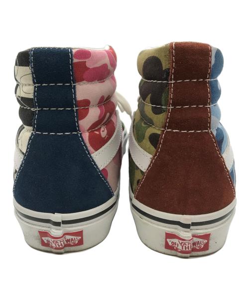 VANS（ヴァンズ）VANS (ヴァンズ) A BATHING APE (ア ベイシング エイプ) ハイカットスニーカー マルチカラー サイズ: US7.5(25.5cm)の古着・服飾アイテム