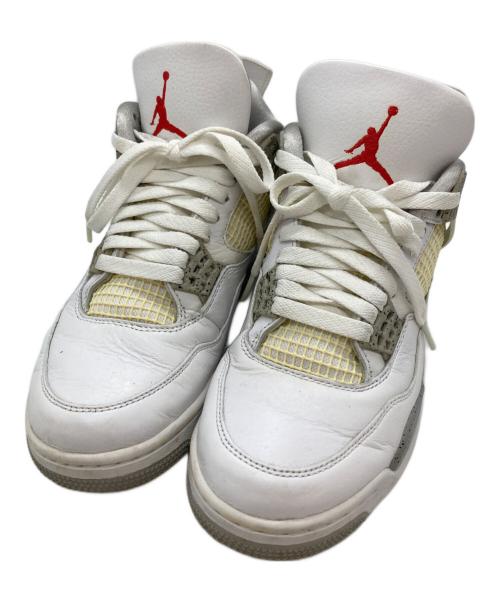 NIKE（ナイキ）NIKE (ナイキ) AIR JORDAN 4 RETRO(エア ジョーダン フォー レトロ) ホワイト サイズ:25㎝の古着・服飾アイテム