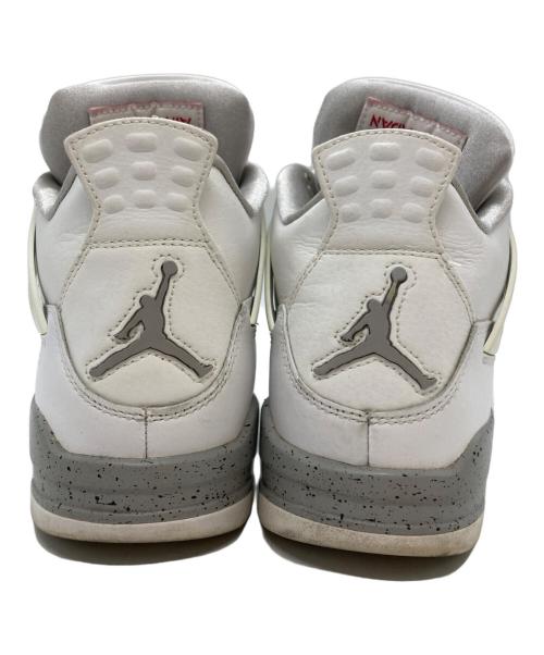 NIKE（ナイキ）NIKE (ナイキ) AIR JORDAN 4 RETRO(エア ジョーダン フォー レトロ) ホワイト サイズ:25㎝の古着・服飾アイテム